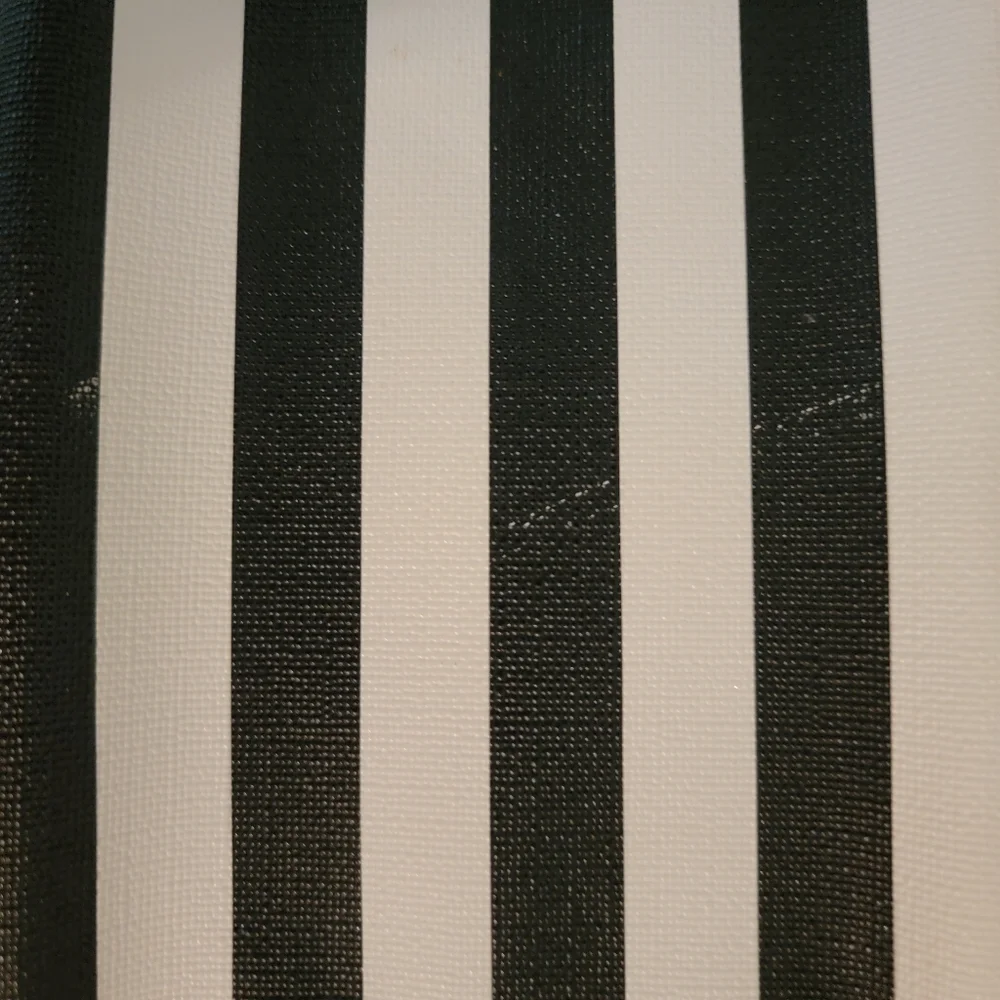 Kut from the Kloth Black & White Striped Fold Wallet